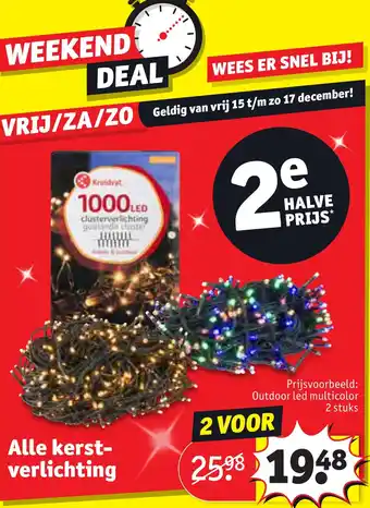 Kruidvat Alle kerstverlichting aanbieding