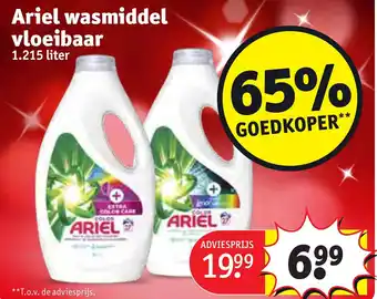 Kruidvat Ariel wasmiddel vloeibaar 1.215 liter aanbieding