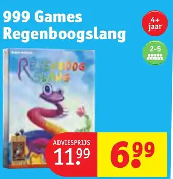 Kruidvat 999 Games Regenboogslang aanbieding