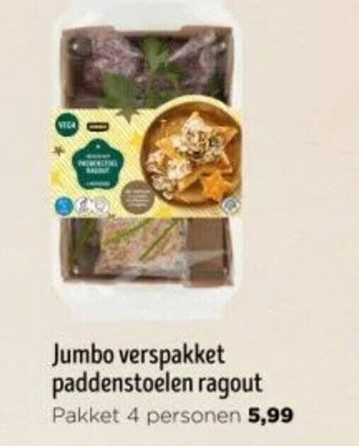 Jumbo verspakket paddenstoelen ragout aanbieding bij Jumbo