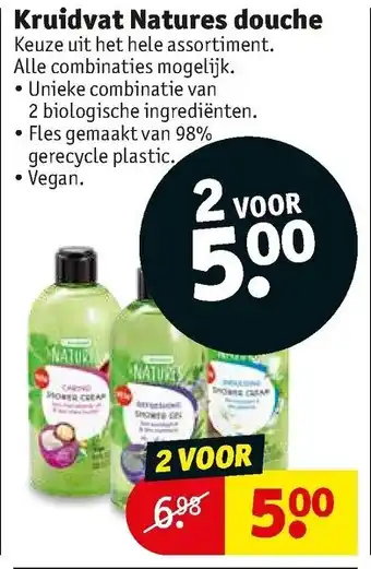 Kruidvat Kruidvat Natures douche aanbieding