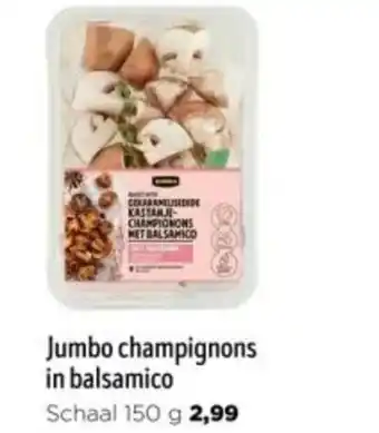 Jumbo Jumbo champignons in balsamico Shaal 150 g aanbieding