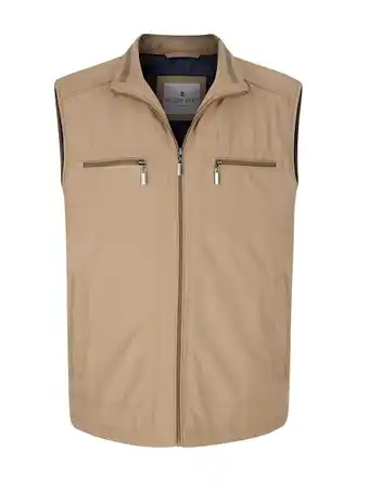 Klingel Outdoorbodywarmer met veel praktische zakken roger kent taupe aanbieding