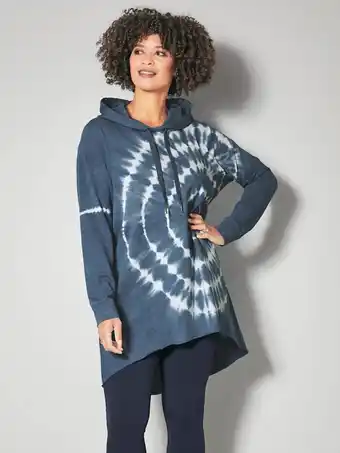 Klingel Sweatshirt met batikeffect angel of style jeansblauw aanbieding