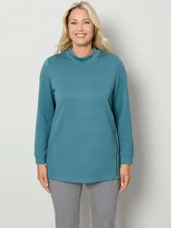 Klingel Sweatshirt met pailletten m. collection blauwgrijs aanbieding