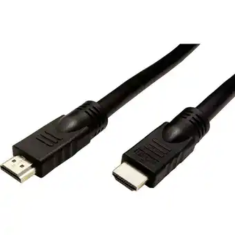 Conrad Roline hdmi aansluitkabel hdmi-a stekker, hdmi-a stekker 15.00 m zwart 14.01.3452 afgeschermd, actief met signaalversterking  aanbieding