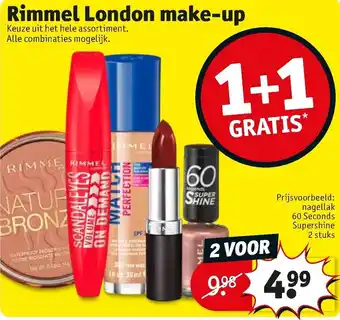 Kruidvat Rimmel London Make-Up aanbieding