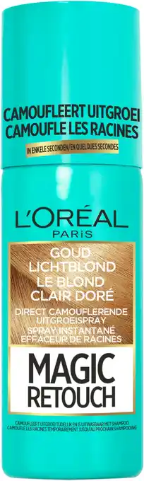 Amazon L'oréal paris magic retouch goud lichtblond - camouflerende uitgroei spray 75ml aanbieding
