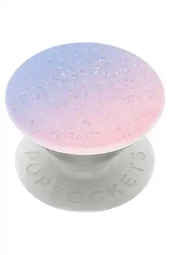 Amazon Popsocket 800446s - verwisselbare, uittrekbare sokkel en handgreep voor smartphones en tablets - glitter, morning haze aanbieding