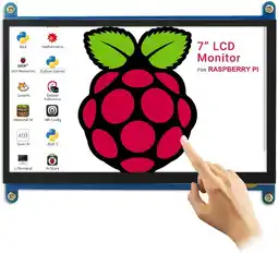 Amazon Elecrow touchscreen monitor voor raspberry pi, 7-inch mini-monitor met 1024 x 600 resolutie, raspberry pi display met raspber aanbieding