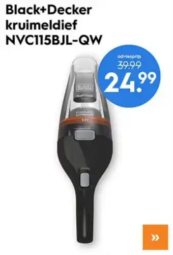 Blokker Black+Decker kruimeldief NVC115BJL-QW aanbieding