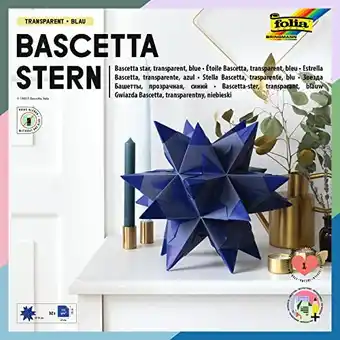 Amazon Folia 836/2020 handicraft set star 30 vellen 20 x 20 cm blauw aanbieding