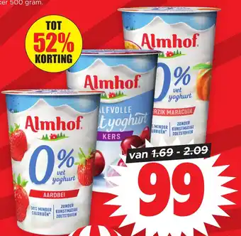 Dirk Almhof halfvol of yoghurt aanbieding