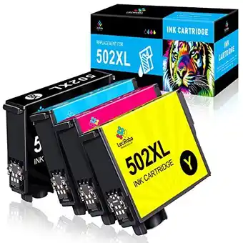 Amazon Leciroba 502xl voor epson 502 inkt multipack en voor epson 502xl inktpatronen,voor epson xp-5100 xp-5105 xp-5150 xp-5155 epso aanbieding