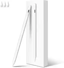 Amazon Meko stylus pen voor ipad apple 2018-2022 met snellaadvermogen palm rejection en hellingsgevoeligheid voor ipad pro 11''/12.9 aanbieding