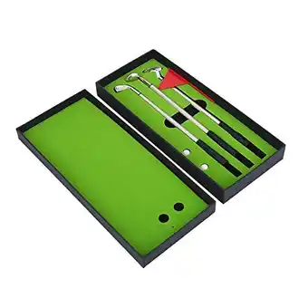 Amazon Vgeby golf club pen, 3 stuks golfstationaire set geschenkdoos met vlag 2 ballen mini golf clubs balpen voor familievrienden aanbieding