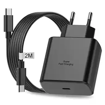 Amazon Kempow 45 w usb c oplader voor samsung snellader usb c voeding met usb c oplaadkabel 2 m, laadstekker usb c super fast charge aanbieding