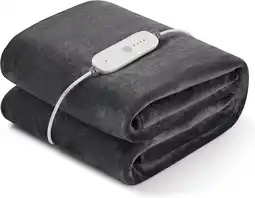 Amazon Grote verwarmingsdeken, warmtedeken, 150 x 200 cm, snelle verwarming, grote zachte flanellen verwarmingsdeken met 1-12 uur au aanbieding