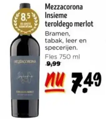 Jumbo Mezzacorona teroldego merlot aanbieding