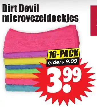 Dirk Dirt Devil microvezeldoekjes aanbieding