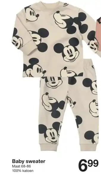 Zeeman Baby sweater aanbieding