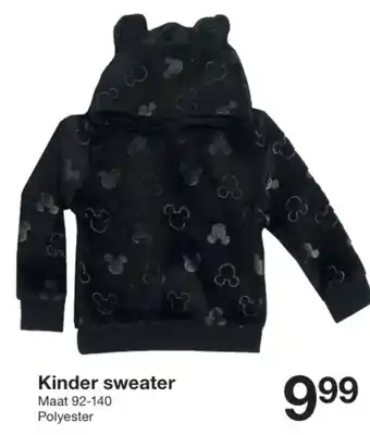 Zeeman Kinder sweater aanbieding