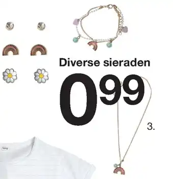 Zeeman Diverse sieraden aanbieding