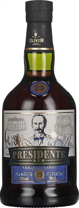 Drankdozijn Presidente marti 23 years solera 70cl aanbieding