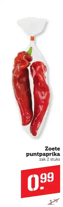 Coop Zoete puntpaprika aanbieding