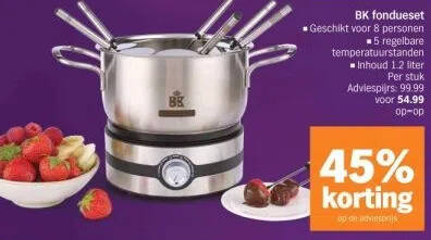 Bestron Best Fondue Set AFD850BW 8 persons bk 1500W - buy at