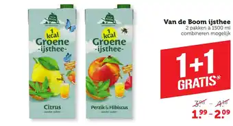 Coop Van de Boom ijsthee aanbieding