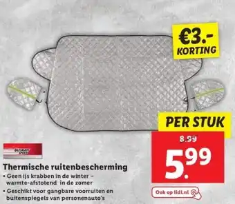 Lidl Ultimate thermische ruitenbescherming aanbieding