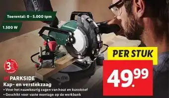 Lidl Kap- en verstekzaag aanbieding