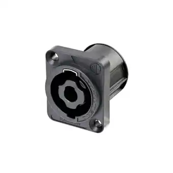 Conrad Neutrik nl4mdxx-v luidsprekerconnector flensbus, contacten recht aantal polen: 4 zwart 1 stuk(s) aanbieding