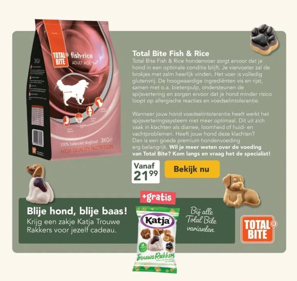 Total Bite Fish & Rice aanbieding bij Discus Total Bite Fish & Rice aanbieding bij Discus