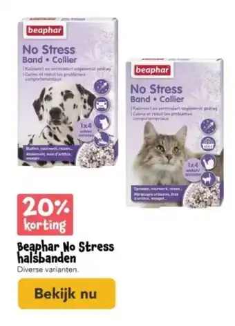 Discus Beaphar No Stress halsbanden aanbieding