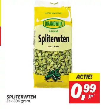 Dekamarkt SPLITERWTEN Zak 500 gram. aanbieding