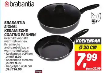 Dekamarkt BRABANTIA SIGNAL KERAMISCHE COATING PANNEN aanbieding