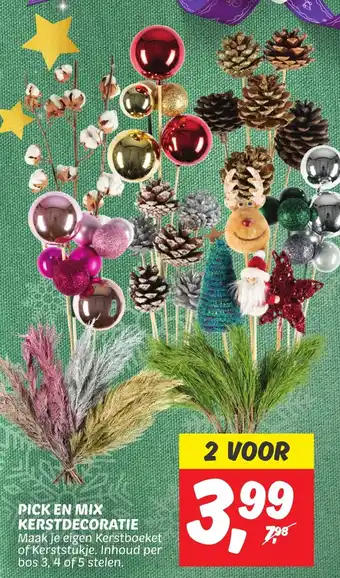 Dekamarkt PICK EN MIX KERSTDECORATIE aanbieding