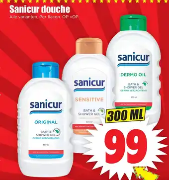 Dirk Sanicur douche aanbieding