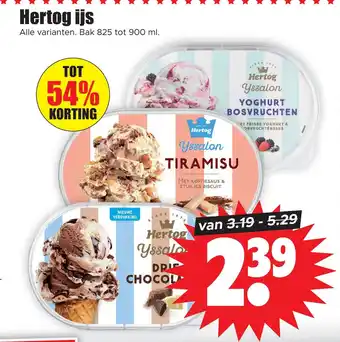 Dirk Hertog ijs x aanbieding