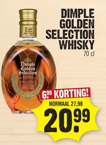 Super Dirck 3 Dimple golden selection whisky aanbieding