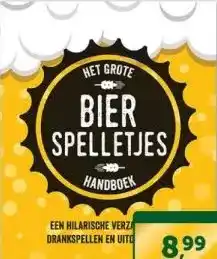 Boekenvoordeel Het grote bier spelletjes handboek aanbieding