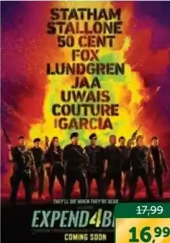 Boekenvoordeel Expendables 4 aanbieding