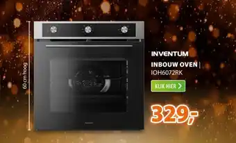 Expert Inventum inbouw oven | ioh6072rk aanbieding