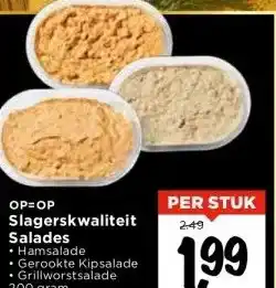 Vomar Voordeelmarkt Slagerskwaliteit salades aanbieding