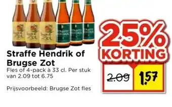 Vomar Voordeelmarkt Straffe hendrik of brugse zot aanbieding