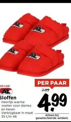 Vomar Voordeelmarkt Sloffen aanbieding