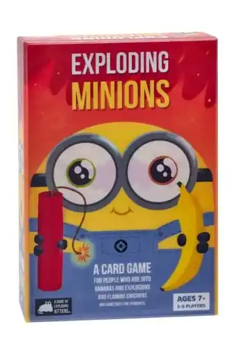Amazon Exploding minions by exploding kittens - card games for adults teens & kids - fun family games - a russian roulette card game aanbieding