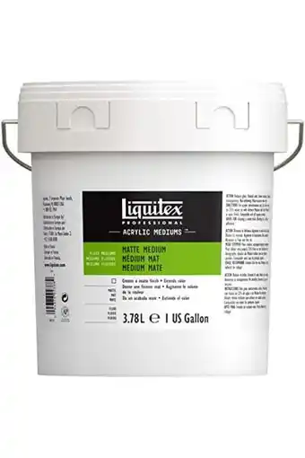 Amazon Liquitex 5136 professional matte medium voor acrylverf, geeft kleuren een zijdeachtig mat oppervlak en vermindert de glans, v aanbieding